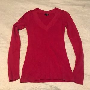 Express deep V sweater